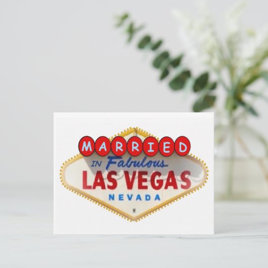 GEMERKT in het Briefkaart van Fabulous Las Vegas (Staand voorkant)