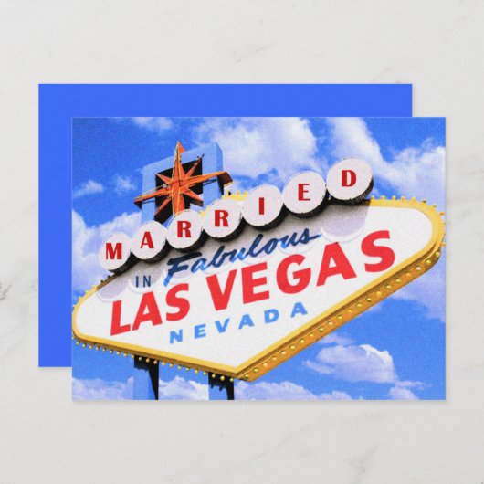 GEMERKT in het Briefkaart van Fabulous Las Vegas (Voorkant / Achterkant)