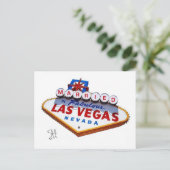 GEMERKT in het Briefkaart van Fabulous Las Vegas (Staand voorkant)