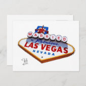 GEMERKT in het Briefkaart van Fabulous Las Vegas (Voorkant / Achterkant)