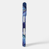 GEMERKT PAPIER, ABSTRACT BLAUWE PATROON, SWIRLS Case-Mate iPhone CASE (Achterkant / Rechts)