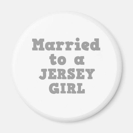 GEMERKT TOT EEN JERSEY GIRL MAGNEET (Voorkant)