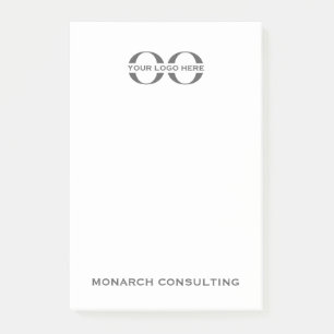 Gemerkte 4x6 Nota met de Grijze Tekst van het Bedr Post-it® Notes