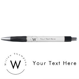 Gemerkte Minimalistische Moderne Wit Pen