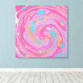 Gemerrelde Draaikolk Canvas Afdruk (Insitu (Houten vloer))