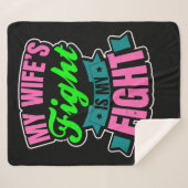 Gemetastaseerd borstkankerbewustmakingsontwerp Mij Sherpa Deken (Voorkant (horizontaal))