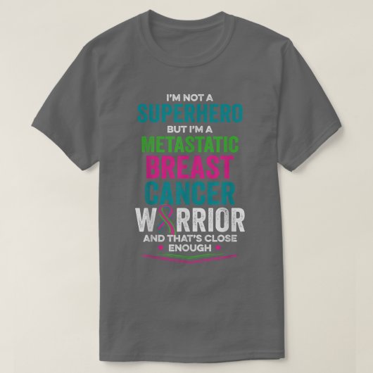 Gemetastaseerd borstkankerbewustzijn Inspire Warri T-shirt (Design voorkant)