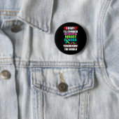 Gemetastaseerde borstkanker Awareness Beat Warrior Ronde Button 5,7 Cm (In situ)