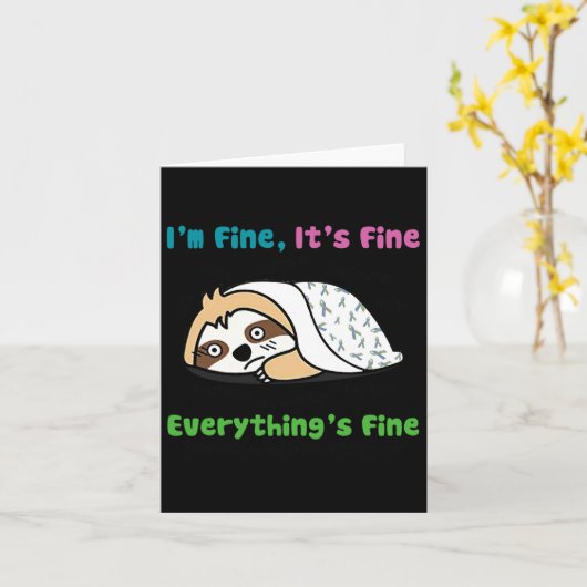 Gemetastaseerde borstkanker Bewustzijn Ik ben OK H Kaart (Gele Bloem)