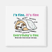 Gemetastaseerde borstkanker Bewustzijn Ik ben OK H Magneet (Voorkant)