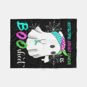 Gemetastaseerde borstkanker is Halloween Co Fleece Deken (Voorkant (Horizontaal))