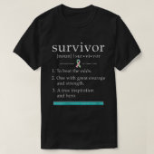 Gemetastaseerde borstkanker Overleving T-shirt (Design voorkant)
