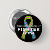 Gemetastaseerde Borstkanker Ribbon Button (Voorkant /achterkant)