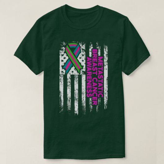 Gemetastaseerde borstkankerbewustzijner 2272 t-shirt (Design voorkant)