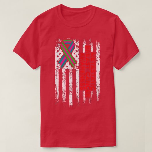 Gemetastaseerde borstkankerbewustzijner 2273 t-shirt (Design voorkant)