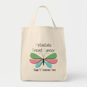 Gemetastaseerde borstkankerondersteuning tote bag