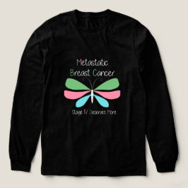 Gemetastaseerde borstkankerondersteuning Tri-Blend shirt