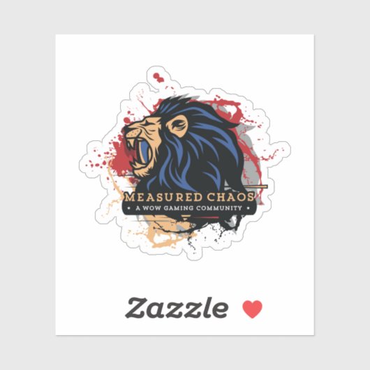 Gemeten Chaos Sticker (Vel)