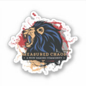 Gemeten Chaos Sticker (Voorkant)