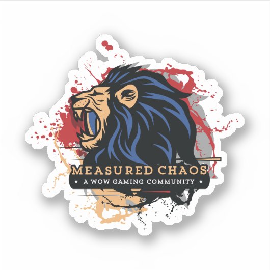 Gemeten Chaos Sticker (Voorkant)