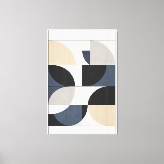 Gemeten Horizon Canvas Afdruk (Voorkant)