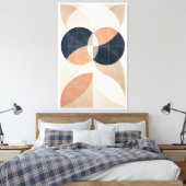 Gemeten stilte canvas afdruk (Insitu (Slaapkamer))