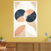 Gemeten stilte canvas afdruk (Insitu (Woonkamer))