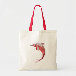Gemetrische Delfine en schildpad Tote Bag