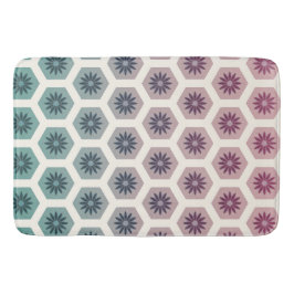 Gemetrische floral Pattern Design - Pastell Pop Ar Badmat