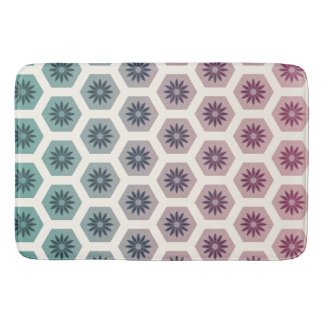 Gemetrische floral Pattern Design - Pastell Pop Ar Badmat