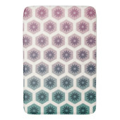 Gemetrische floral Pattern Design - Pastell Pop Ar Badmat (Voorkant Verticaal)
