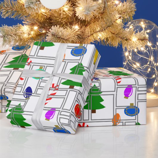 Gemetselde Kerstmis Cadeaupapier (Feestdagen)