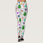 Gemetselde Kerstmis Leggings (Achterkant)