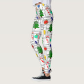 Gemetselde Kerstmis Leggings (Links)