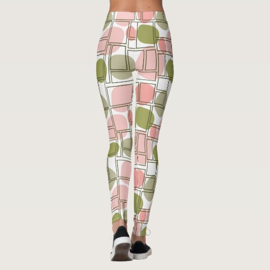 Gemetselde vlekken leggings (Achterkant)