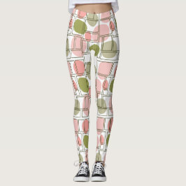 Gemetselde vlekken leggings