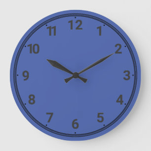 Gemiddeld blauw grote klok