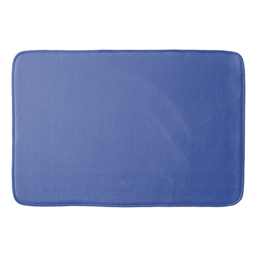 Gemiddeld blauw: vaste kleur badmat (Voorkant)