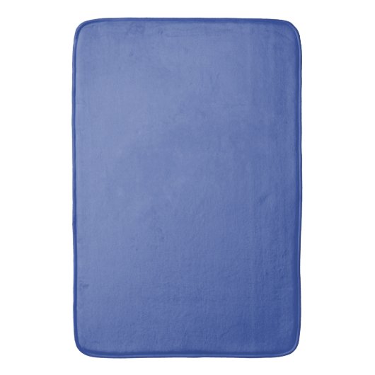 Gemiddeld blauw: vaste kleur badmat (Voorkant Verticaal)