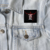 GEMIDDELD - Bodybuilding Motivatie Vierkante Button 5,1 Cm (In situ)