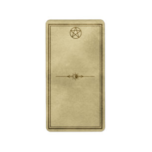 Gemiddeld Celestial Pentacle Apothecary Label