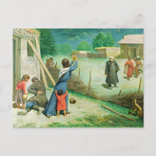 Gemiddeld Collectie, 1891 Briefkaart (Voorkant)