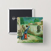 Gemiddeld Collectie, 1891 Vierkante Button 5,1 Cm (Voorkant /achterkant)