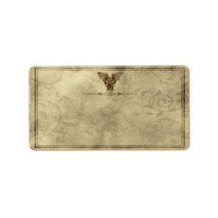 Gemiddeld Gargoyle Apothecary Label