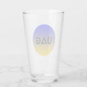 Gemiddeld gemiddelde gamer Channel-tumbler Glas (Achterkant)