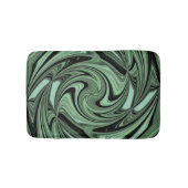 Gemiddeld groen patroon badmat (Voorkant)