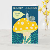 GEMIDDELD IT Magische paddenstoel KLANTEN GEFACHTE Kaart (Gele Bloem)