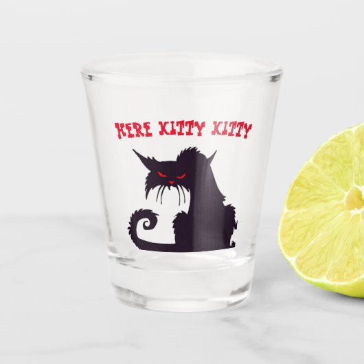 Gemiddeld kat shot glas (Voorkant)