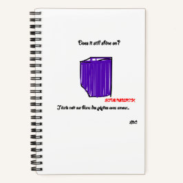Gemiddeld notitieboek met spiralen - diamant motie