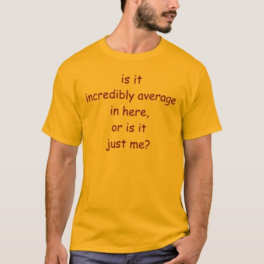 gemiddeld t-shirt (Voorkant)